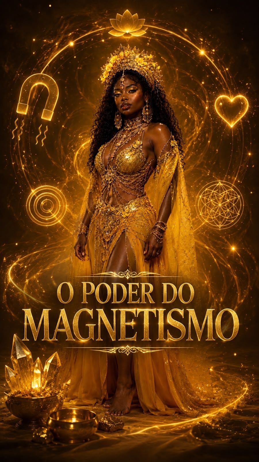 Flyer do ritual O Poder do Magnetismo
