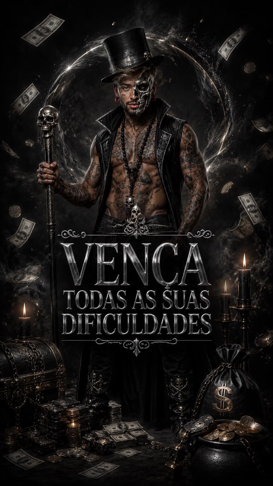 Flyer do ritual Vença Todas as Suas Dificuldades