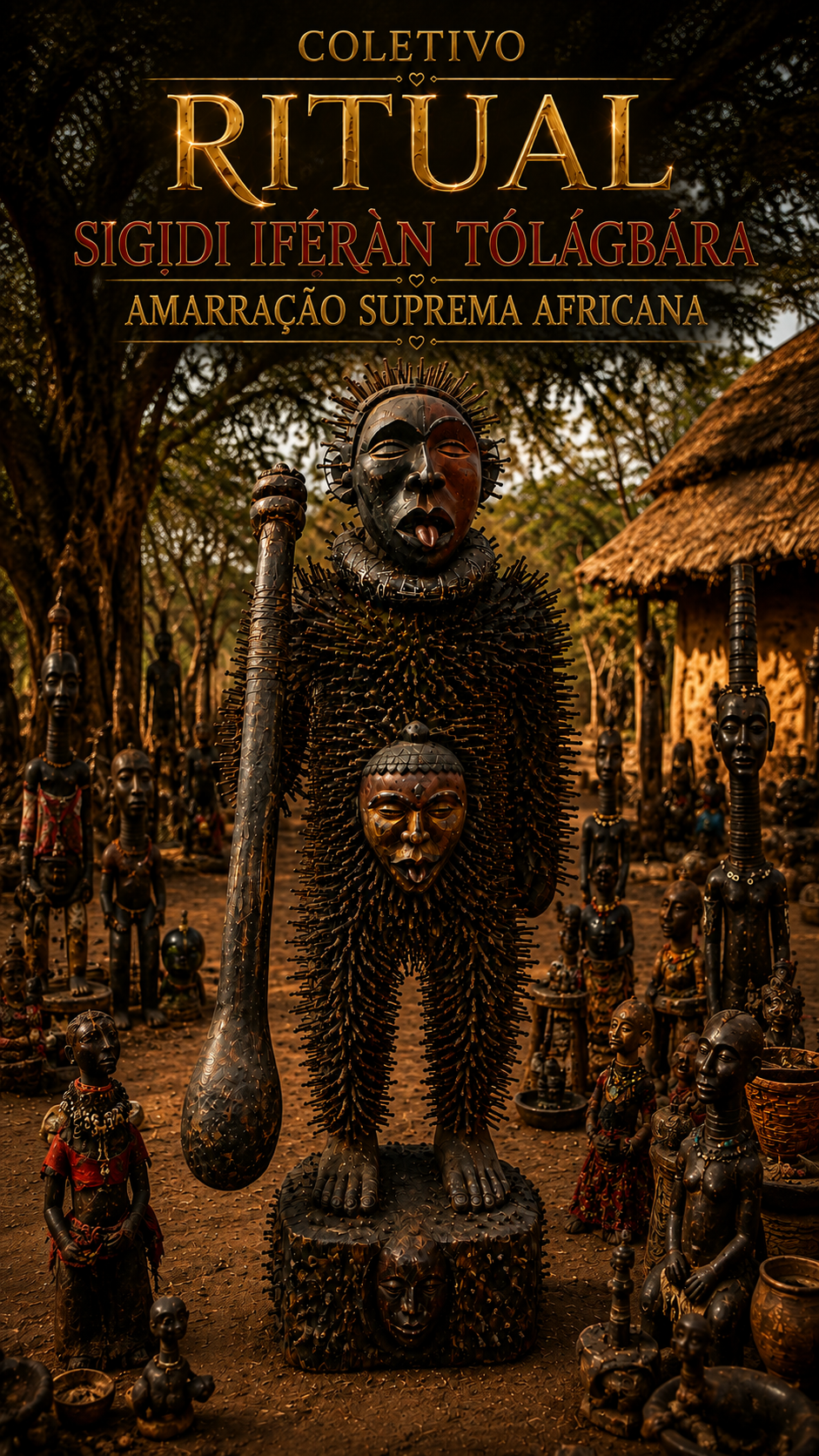 Flyer do ritual Sigidi Ìfẹ́ràn Tólágbára