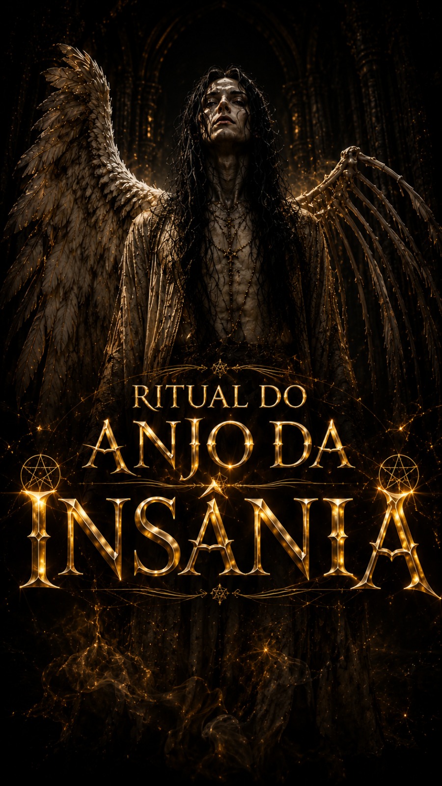 Flyer do ritual Ritual do Anjo da Insânia — Exclusivo
