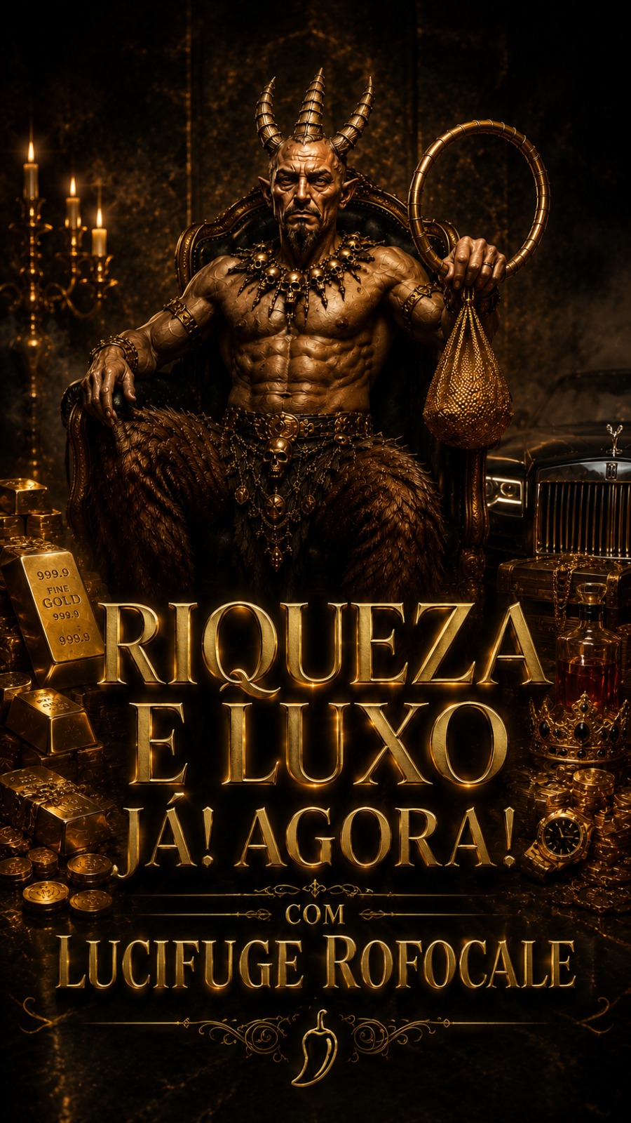 Flyer do ritual Ritual com Lucifuge Rofocale — Particular
