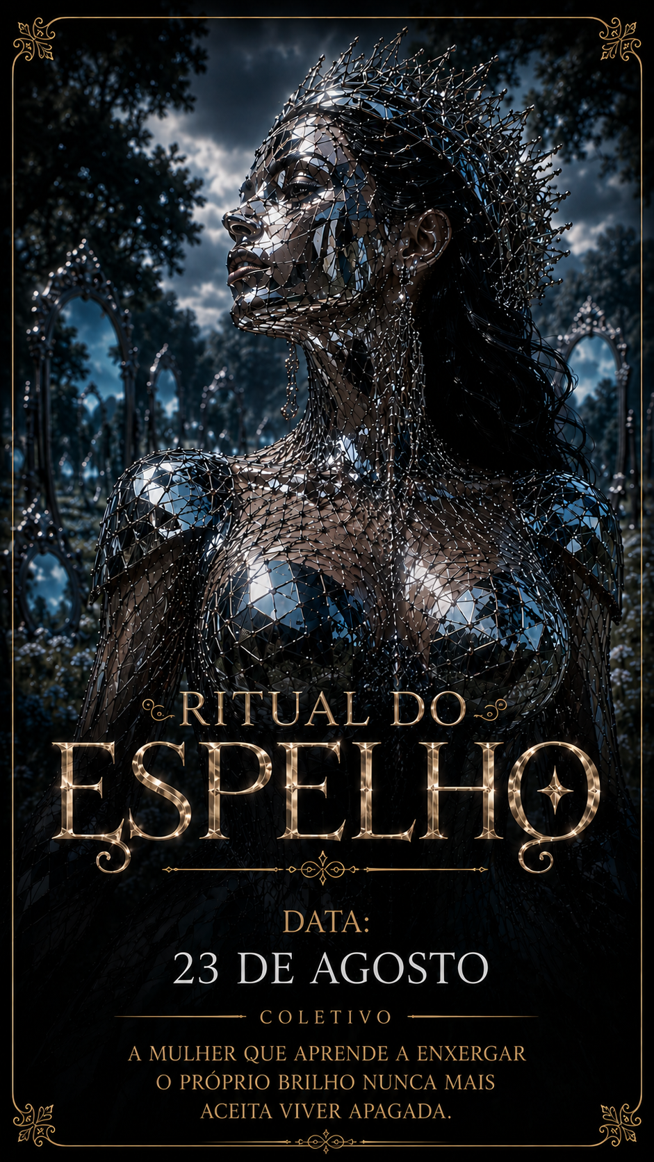Flyer do ritual Ritual do Espelho