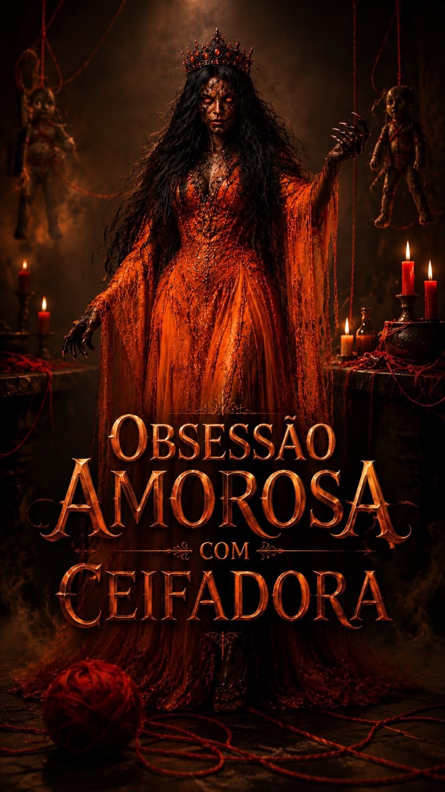 Flyer do ritual Obsessão Amorosa com Ceifadora