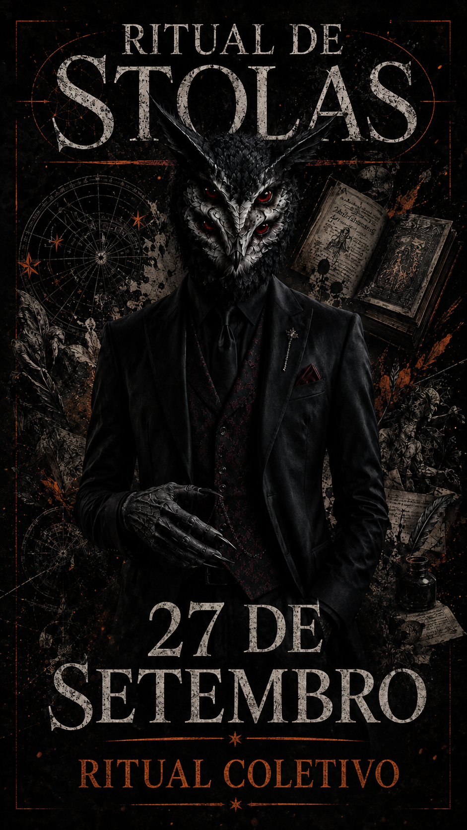 Flyer do ritual Ritual de Stolas