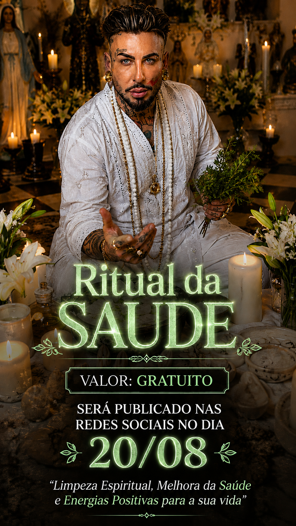 Flyer do ritual Ritual da Saúde
