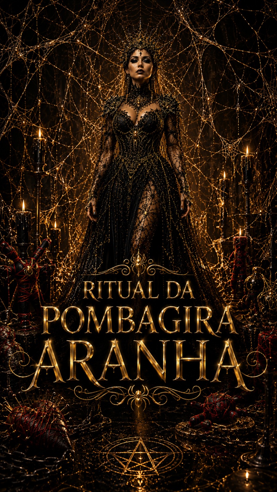 Flyer do ritual Ritual da Pombagira Aranha