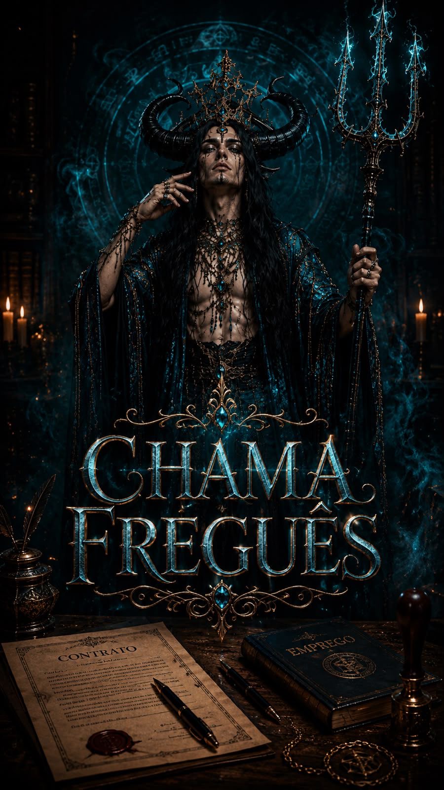 Flyer do ritual Chama Freguês