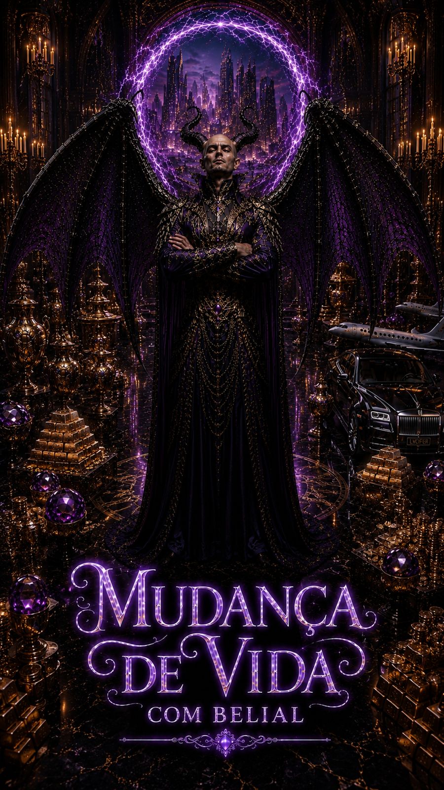 Flyer do ritual Mudança de Vida com Belial