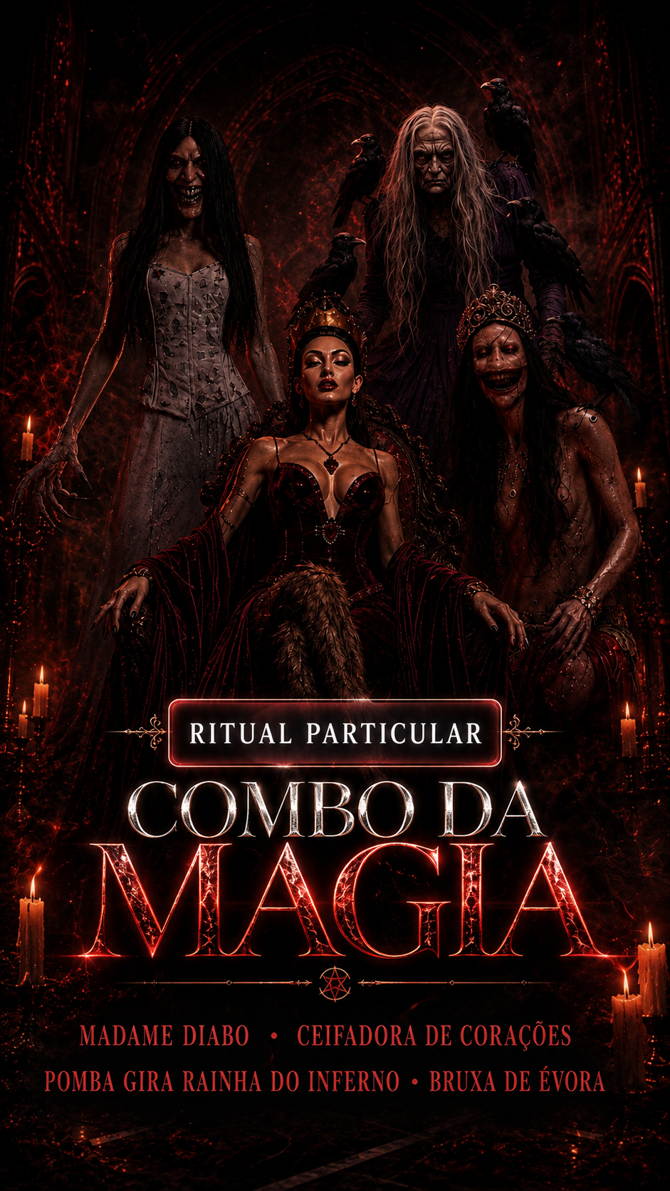 Flyer do ritual Combo da Magia Particular