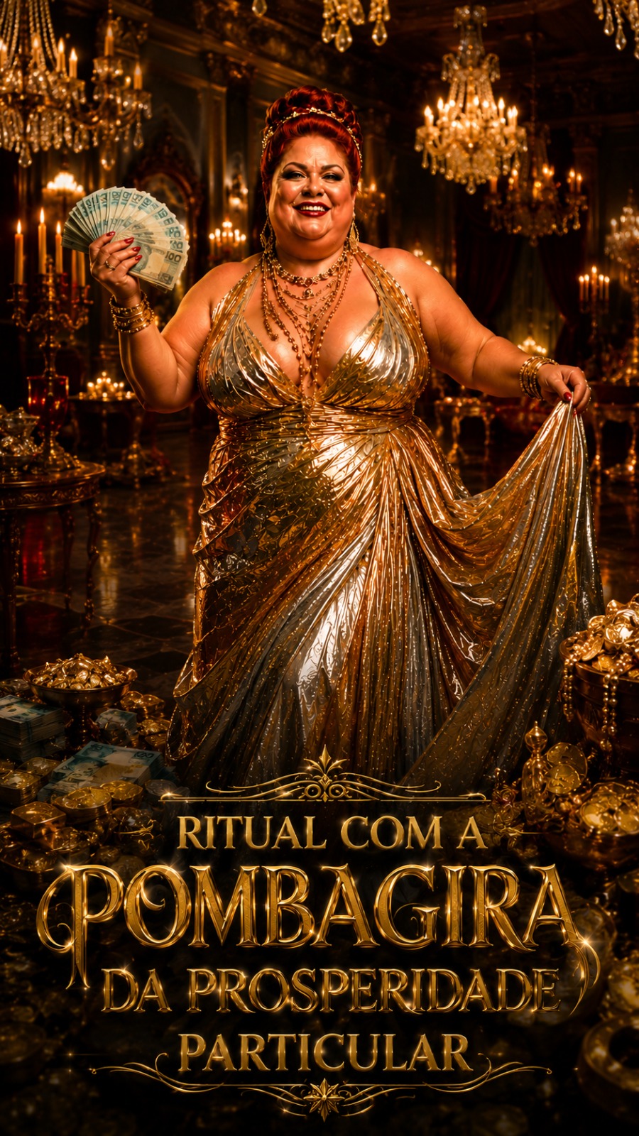 Flyer do ritual Ritual com a Pomba Gira da Prosperidade — Particular